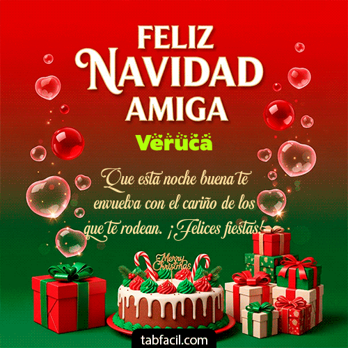 GIF de Veruca - Feliz Navidad Amiga