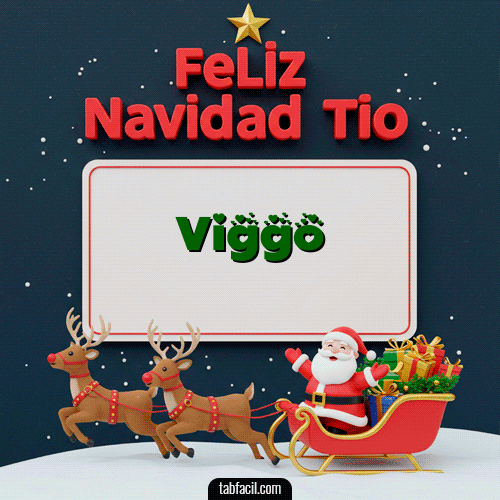 GIF de Viggo - Feliz Navidad Tío