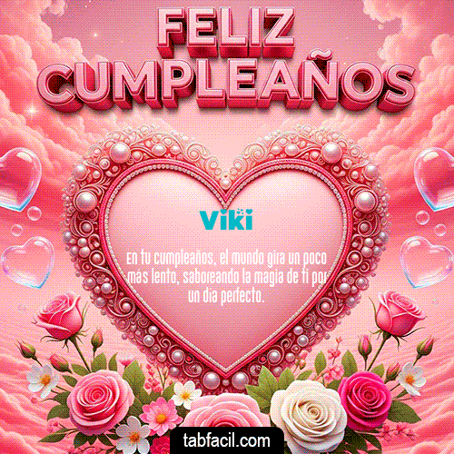 Feliz Cumpleaños Viki GIF