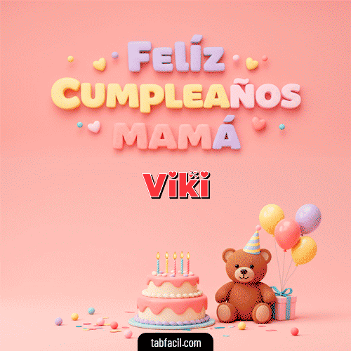 Feliz Cumpleaños Viki GIF