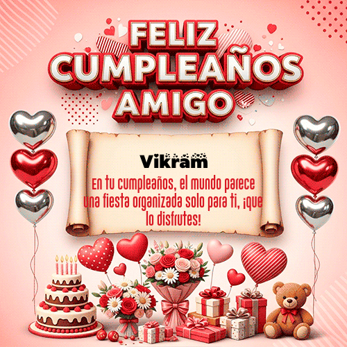 Feliz Cumpleaños Vikram GIF