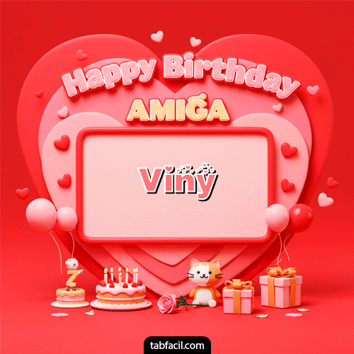 Feliz Cumpleaños Viny GIF