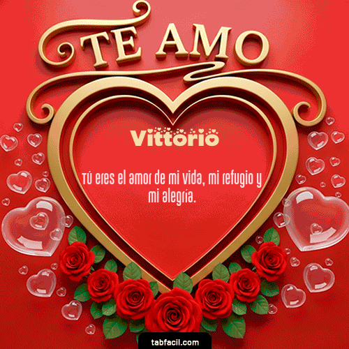 Feliz Dia Amor Vittorio GIF