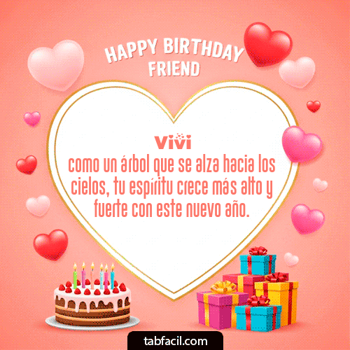 Feliz Cumpleaños Vivi GIF