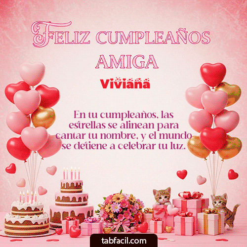 Feliz Cumpleaños Viviana GIF