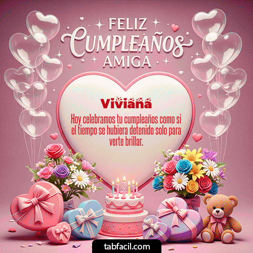 Feliz Cumpleaños Viviana GIF