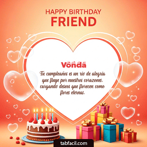 Feliz Cumpleaños Vonda GIF