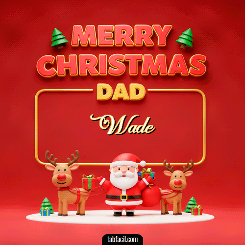 Feliz Navidad Wade GIF