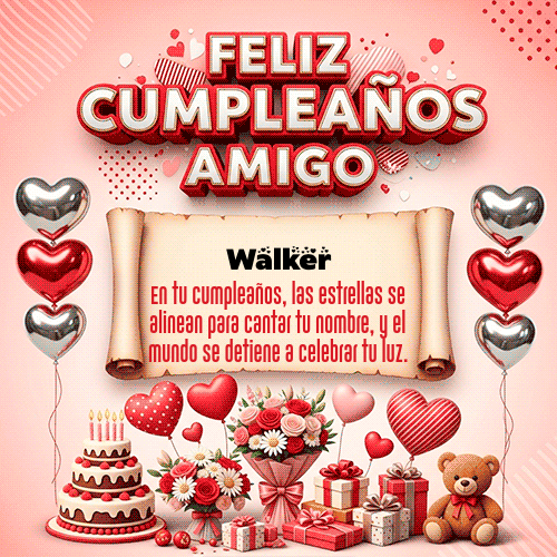 Feliz Cumpleaños Walker GIF