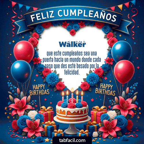 Feliz Cumpleaños Walker GIF
