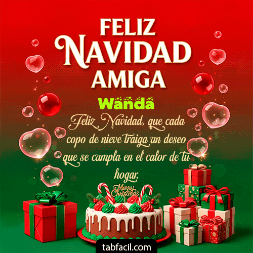 GIF de Wanda - Feliz Navidad Amiga