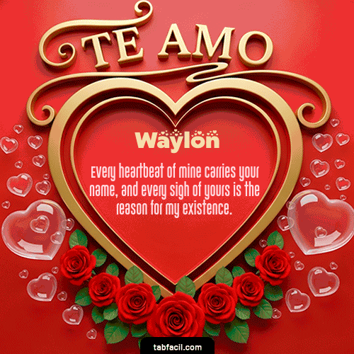 Feliz Dia Amor Waylon GIF