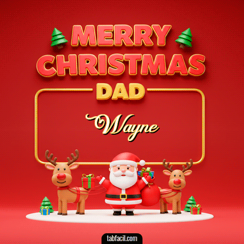 Feliz Navidad Wayne GIF
