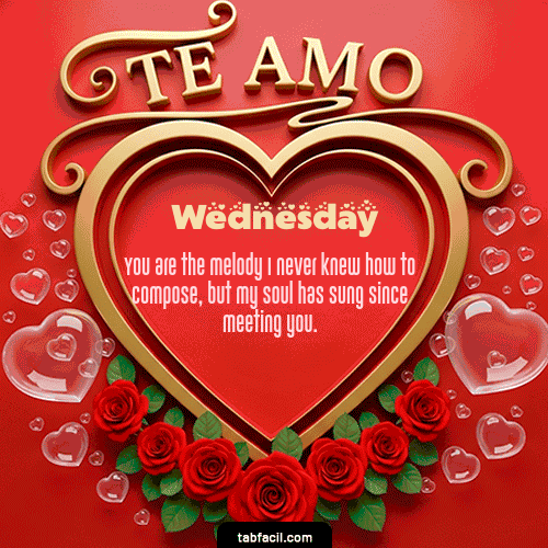 Feliz Dia Amor Wednesday GIF