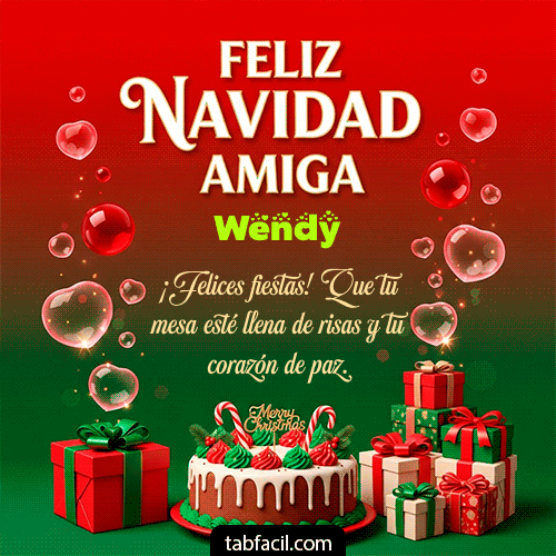 GIF de Wendy - Feliz Navidad Amiga