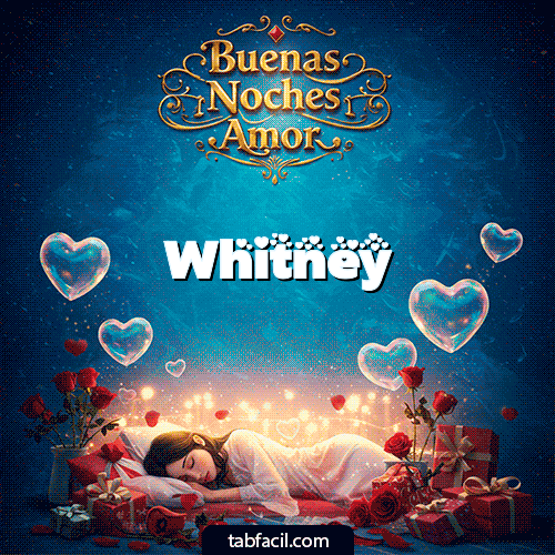 GIF de Whitney - Buenas Noches Angel Luna Hada