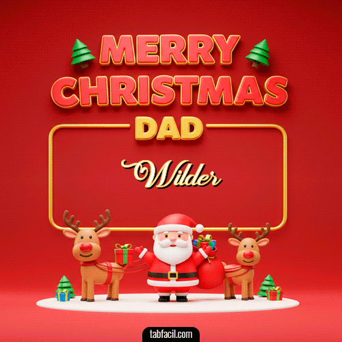 GIF de Wilder - Merry Christmas DAD