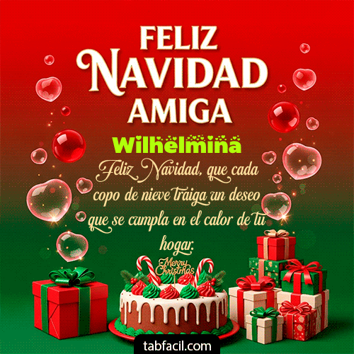 Feliz Navidad Wilhelmina GIF