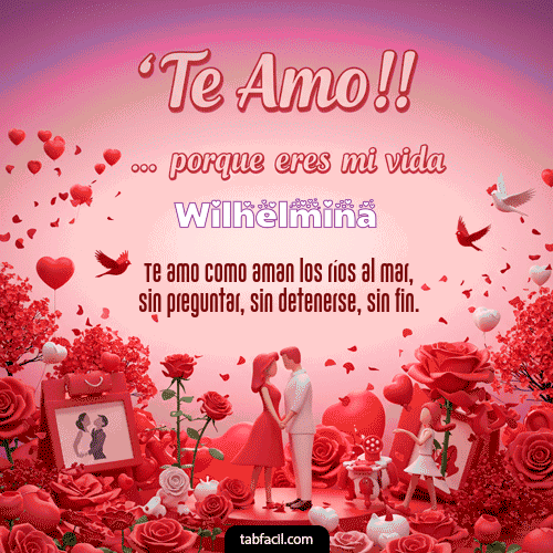Feliz Dia Amor Wilhelmina GIF