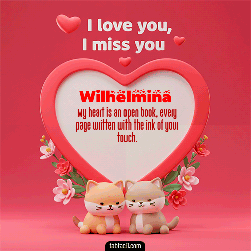 Feliz Dia Amor Wilhelmina GIF