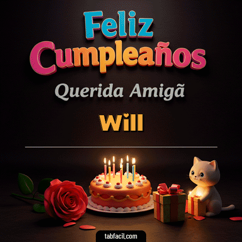 Ver GIF de 🥳 Feliz Cumpleaños Querida Amiga GIF de Will - 🥳 Feliz Cumpleaños Querida Amiga
