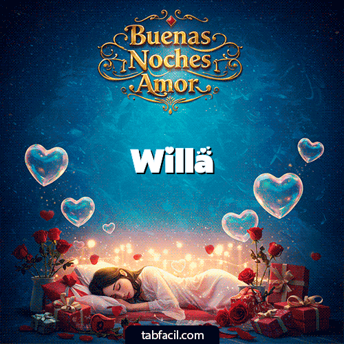 GIF de Willa - Buenas Noches Angel Luna Hada