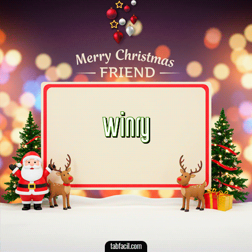 GIF de Winry - Merry Christmas Friend