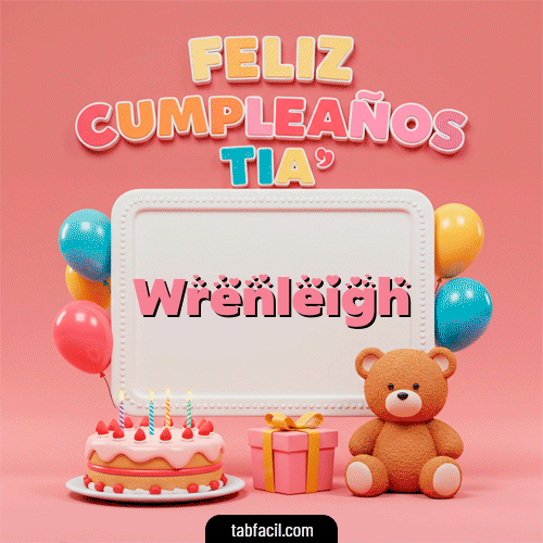 Ver GIF de 🥳 Feliz Cumpleaños Tía GIF de Wrenleigh - 🥳 Feliz Cumpleaños Tía