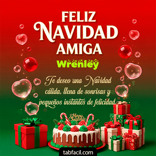 GIF de Wrenley - Feliz Navidad Amiga