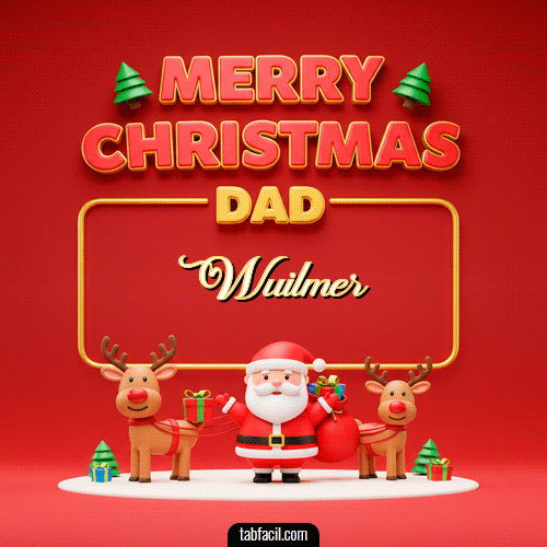 GIF Animado de Feliz Navidad para Wuilmer - Merry Christmas DAD
