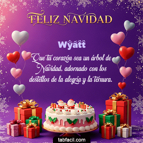 Feliz Navidad Wyatt GIF