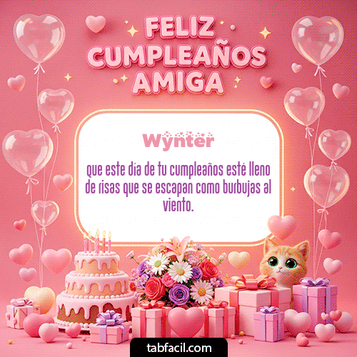 Feliz Cumpleaños Wynter GIF