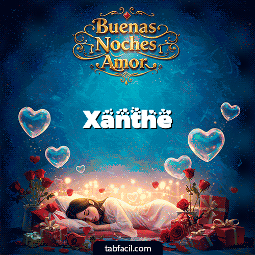 GIF de Xanthe - Buenas Noches Angel Luna Hada