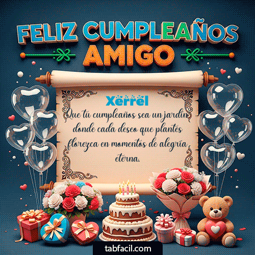 Feliz Cumpleaños Xerrel GIF