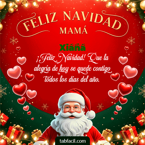 GIF de Xiana - Feliz Navidad Mamá