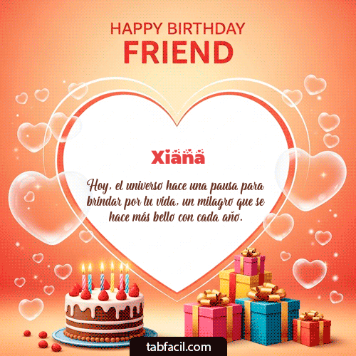 Feliz Cumpleaños Xiana GIF
