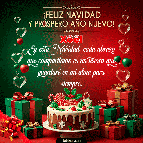 GIF de Xoel - Feliz Navidad y Próspero Año Nuevo