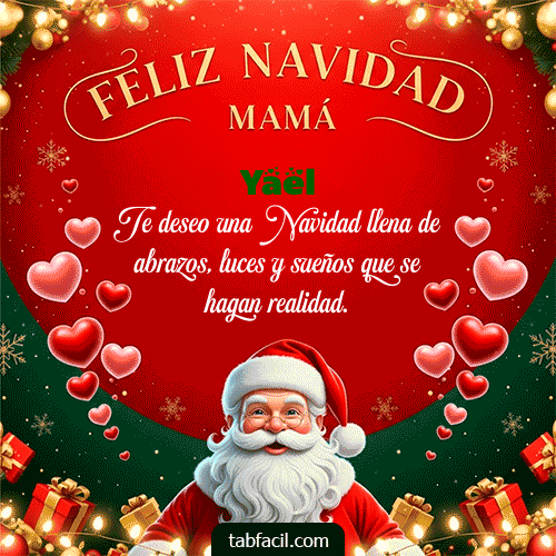 GIF de Yael - Feliz Navidad Mamá