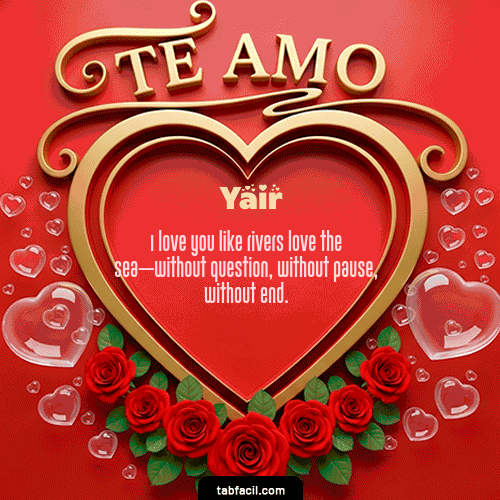 GIF de Yair - Te Amo