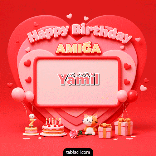 GIF de Yamil - 🍰 Happy BirthDay Amiga