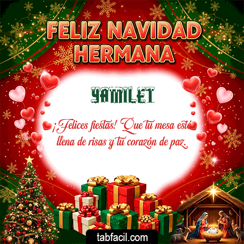 Ver GIF de Feliz Navidad Hermana GIF de Yamilet - Feliz Navidad Hermana
