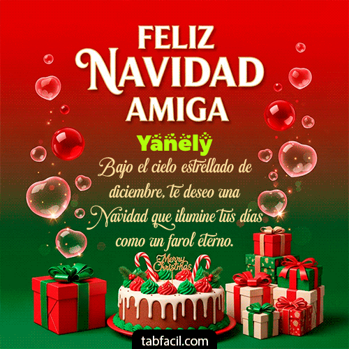 Feliz Navidad Yanely GIF