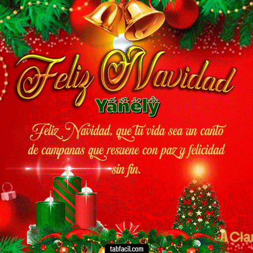 Feliz Navidad Yanely GIF