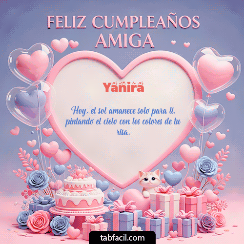 Feliz Cumpleaños Yanira GIF