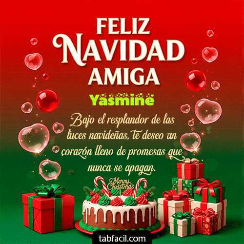 GIF de Yasmine - Feliz Navidad Amiga