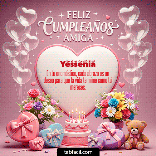 Feliz Cumpleaños Yessenia GIF