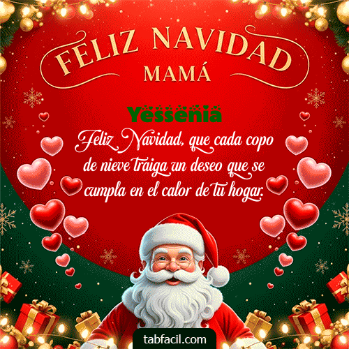 Ver GIF de Feliz Navidad Mamá GIF de Yessenia - Feliz Navidad Mamá