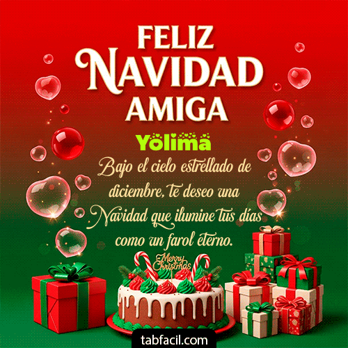 Feliz Navidad Yolima GIF