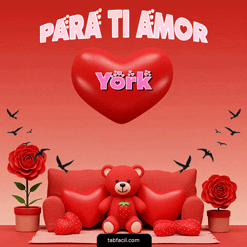 Feliz Dia Amor York GIF