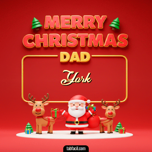 Ver GIF de Merry Christmas DAD GIF de York - Merry Christmas DAD